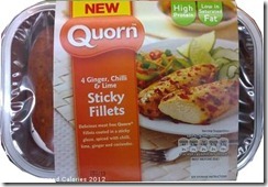 Quorn sticky fillets ginger chilli lime