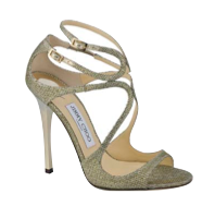 A cage sandal offers support and edge underneath a full skirt, or when showing off stems with a shorter silhouette. A cage sandal offers support and edge underneath a full skirt, or when showing off stems with a shorter silhouette.
