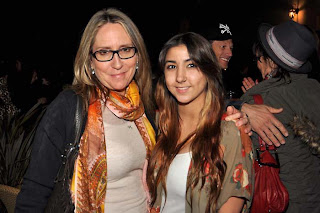 Laura with her lovely Kylie at the Bones Brigade movie!