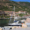 mouillage devant l'entrée de porto