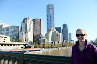 Kristy on the Princes Bridge