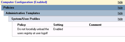 RegistrySetting
