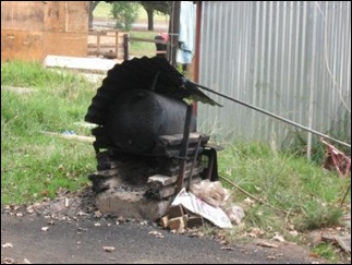 AFRIKANER SQUATTER CAMP BOILER TO HEAT WATER KRUGERSDORP