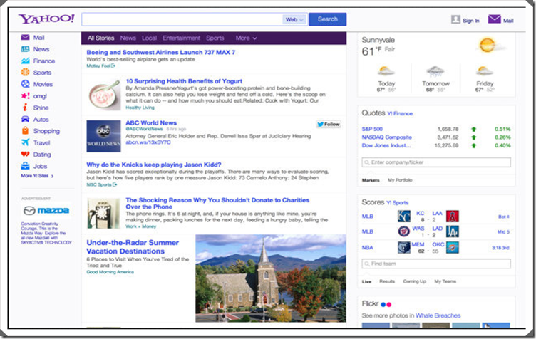 Yahoo Tweets