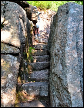 02d - Emory Path -  steps through the rocks