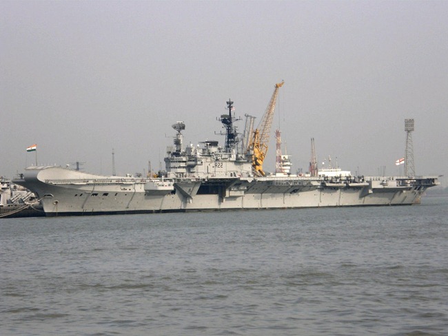 Aircraft Carrier INS Viraat [R22], Indian Navy [IN]. Formerly HMS Hermes.