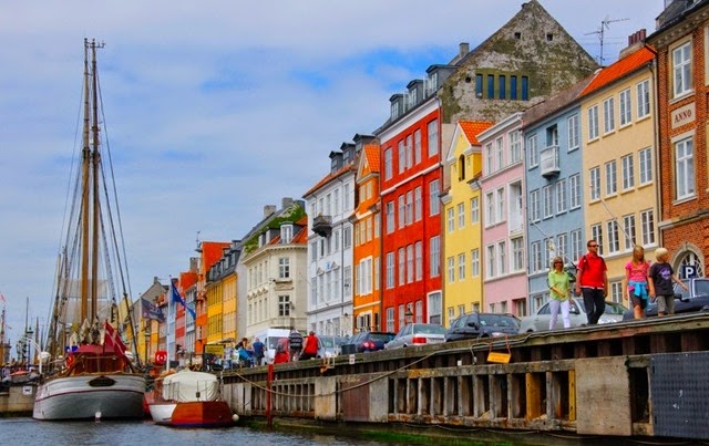 Nyhavn in Copenhagen, Denmark