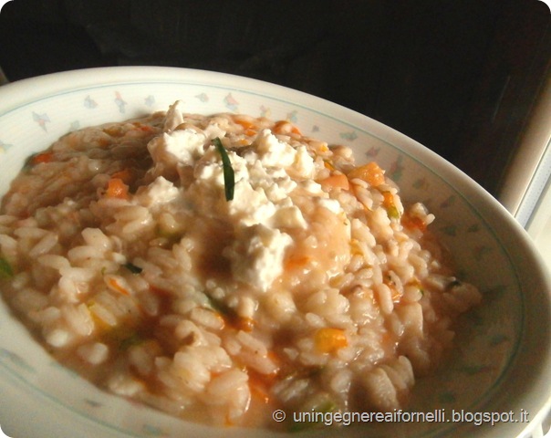 risotto fiori zucca orata mozzarella bufala