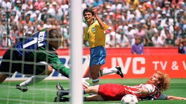 Bebeto marca contra os Estados Unidos Bebeto marca contra os Estados Unidos