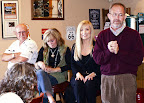Chris Steinhauser, Superintendent of Long Beach Unified School District, speaks about the importance of voters putting pressure on Sacramento legislators to adequately fund education. Harry Saltzgaver, editor of The Long Beach Gazette, Nancy Foster, wife of Long Beach Mayor Foster and Judy Seal, Executive Director of the Long Beach Education Foundation, look on (from the left) in interest. This was on June 5, 2011 at the Progressive Dinner Party Long Beach fundraiser for Save LBUSD Middle School Sports. Chris Steinhauser, Superintendent of Long Beach Unified School District, speaks about the importance of voters putting pressure on Sacramento legislators to adequately fund education. Harry Saltzgaver, editor of The Long Beach Gazette, Nancy Foster, wife of Long Beach Mayor Foster and Judy Seal, Executive Director of the Long Beach Education Foundation, look on (from the left) in interest. This was on June 5, 2011 at the Progressive Dinner Party Long Beach fundraiser for Save LBUSD Middle School Sports.
