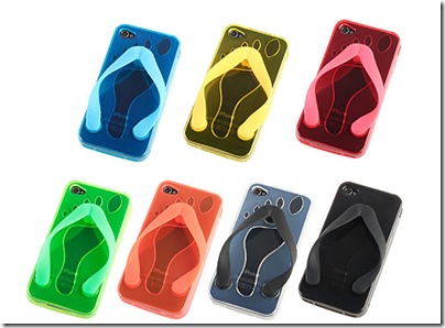 iPhone-4-Slippers-Plastic-Case