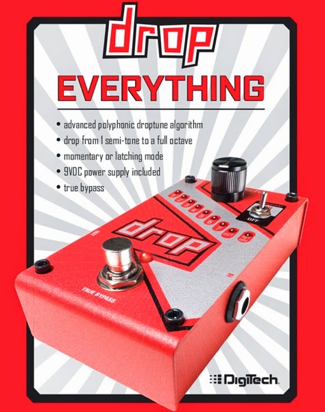 DigiTech introduces the Drop polyphonic drop tune pedal