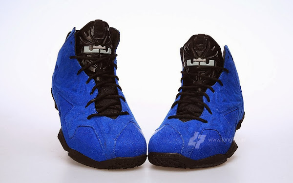 Nike LeBron XI 11 EXT Blue Suede Detailed Pictures