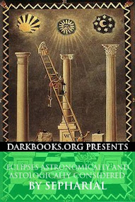 Cover of Sepharial's Book Eclipses Astronomically And Astologically Considered Scanned Version