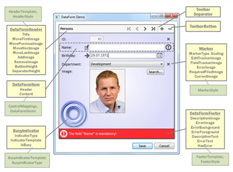 TTDataFormCustomizing TTDataFormCustomizing