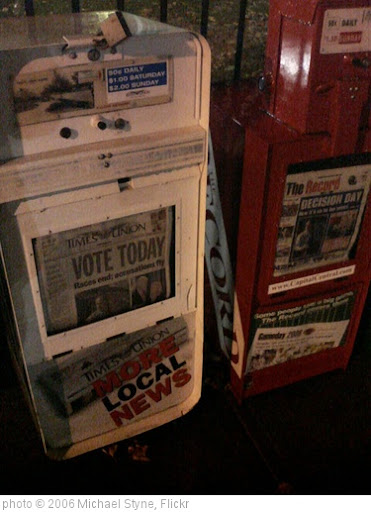 'Election Day Headlines' photo (c) 2006, Michael Styne - license: http://creativecommons.org/licenses/by-sa/2.0/