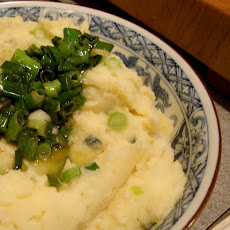 Buttermilk-Mashed Potatoes with Buttery Scallions