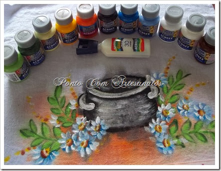 passo a passo: pintura de panela em tecido passo a passo: pintura de panela em tecido