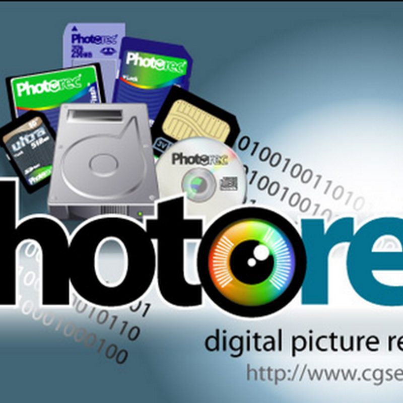 PhotoRec, Digital Picture and File Recovery.