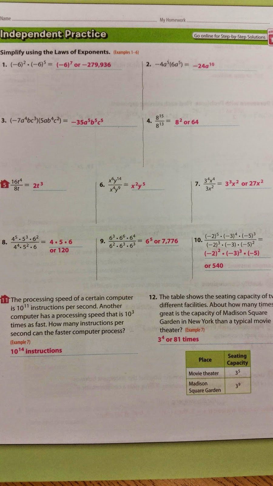 12.3 independent practice answers