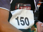 Nummer 150 - Mareks Startnummer und die Nummer zum Sieg.