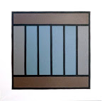 garden (outside), 1996, acrylic on canvas, 40 x 40 in.