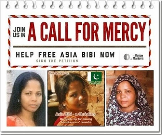 Save Asia Bibi - VOM appeal mercy