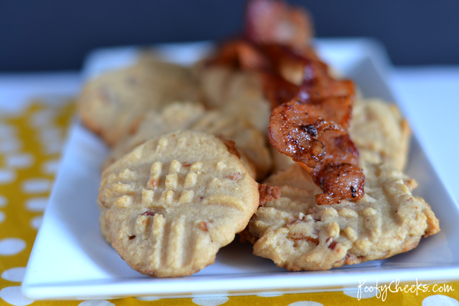 Soft and Chewy Bacon Peanut Butter Cookies