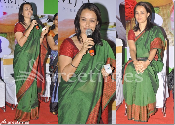 Amala_Green_Silk_Saree