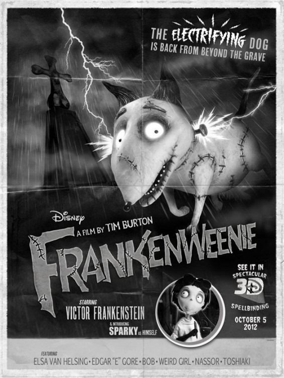 Újabb Frankenweenie poszter