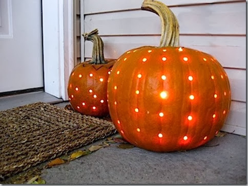 drilled pumpkin