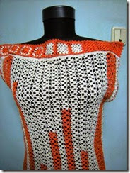 crochet top orange 2