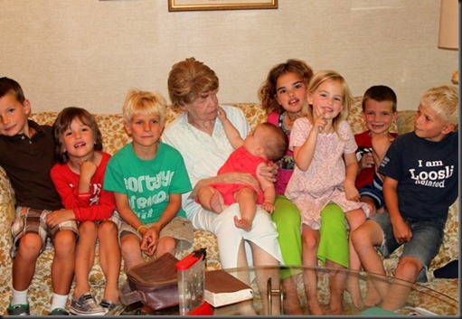 Kids with Grandma Great