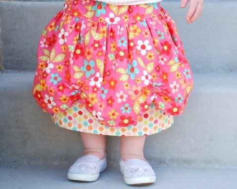 scalloped skirt tutorial