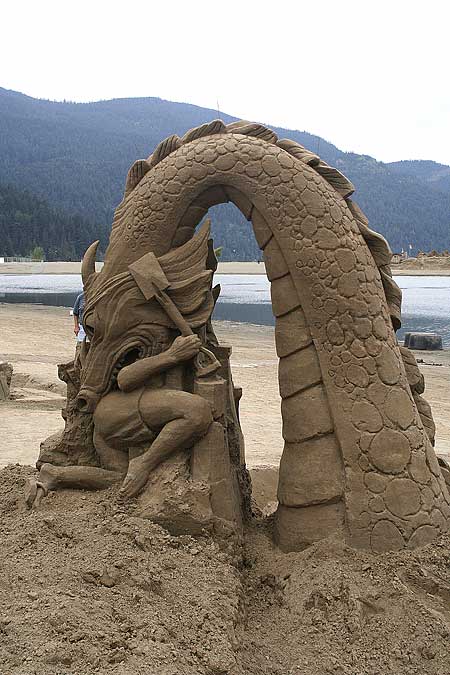 SAND CASTLES competition in Oregon