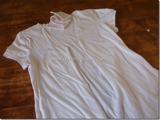 polo shirt to cardigan refashion (4)