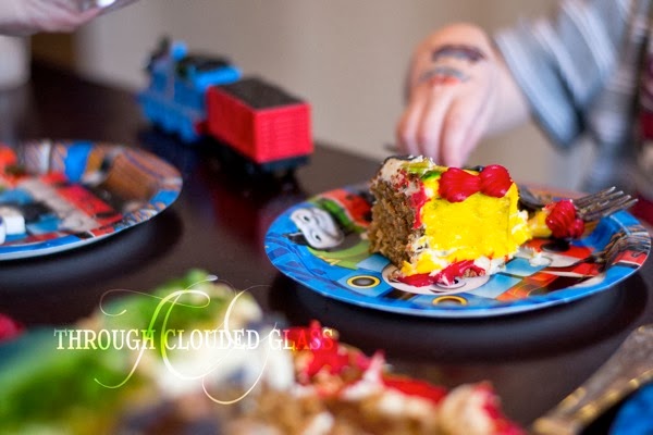 Thomas The Train Themed Birthday Party | Through Clouded Glass DSC 1999blog