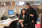 My work buddies Sylvia and Cathy.