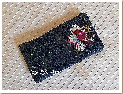 pochette jean et fleur pochette jean et fleur