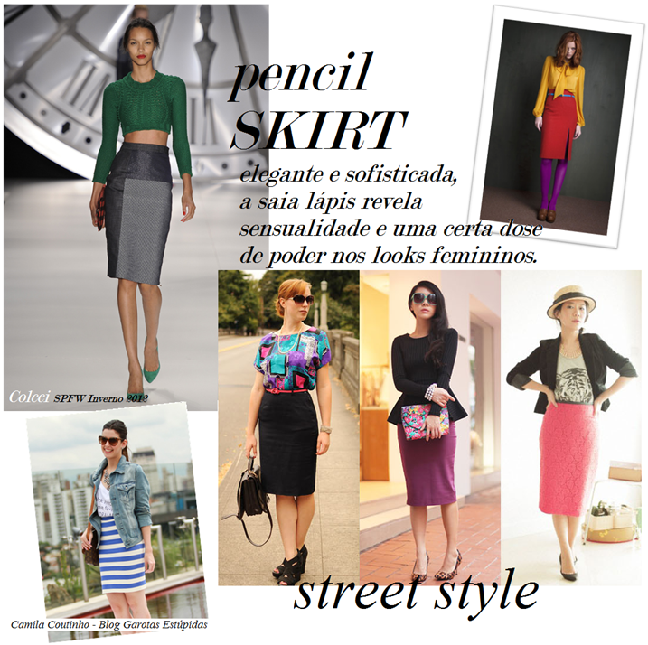 Pencil Skirt - Saia L&aacute;pis