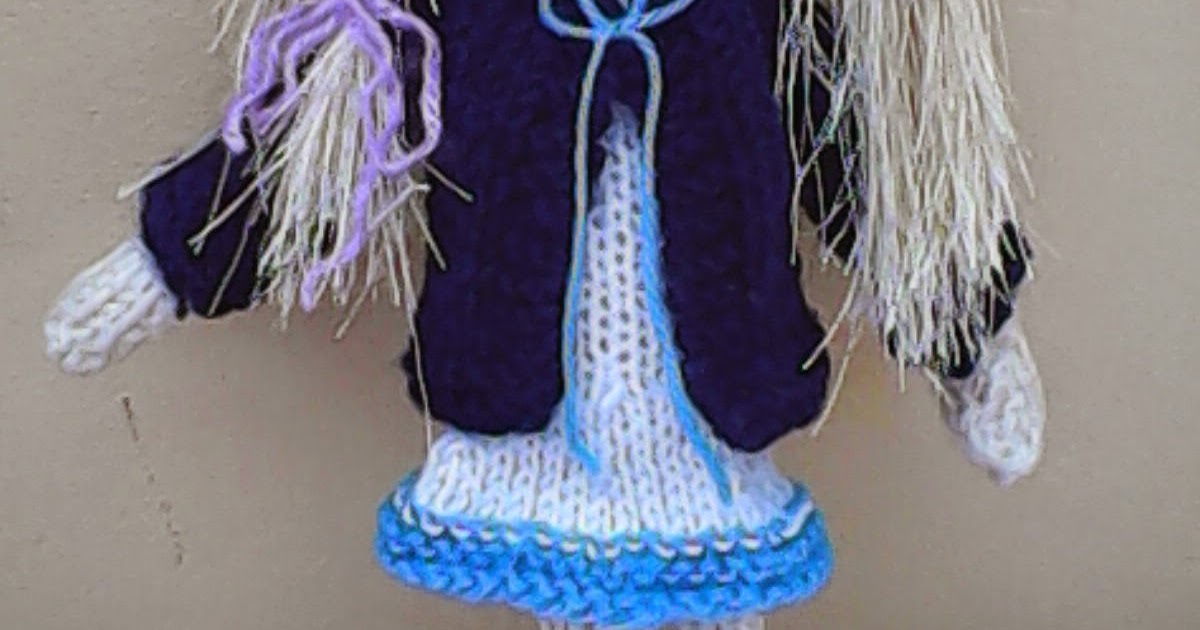 Free pattern Kadiejade knitted doll Holy's stuff