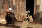 Dog and dog owner