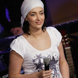 EXCLUSIVE - Sherifa Luna attends the taping of a radio show in Paris, France on April 1, 2008. Photo by Greg Soussan/ABACAPRESS.COM
