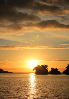 Sunset at Paradise Bay, Bay of Islands