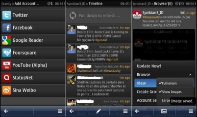 Gravity for Symbian