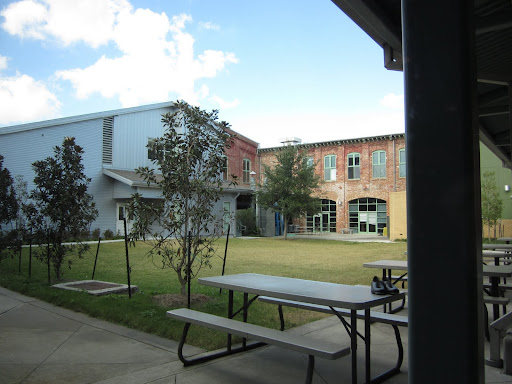 The campus is beautiful, perched on the Mississippi River just below the French Quarter.