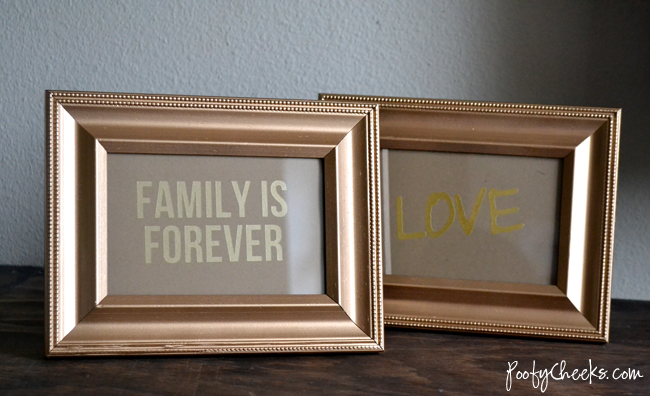 How To: Create cheap and easy gold text prints