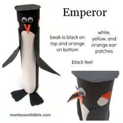 Antartica Emperor penguin craft