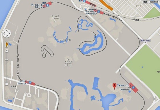 Tokyo DisneySea Hotel MiraCosta Map