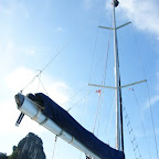 Auch Silvia hat es auf den Aussichtspunkt geschafft